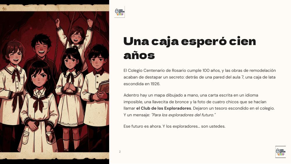 Página Una caja esperó cien años