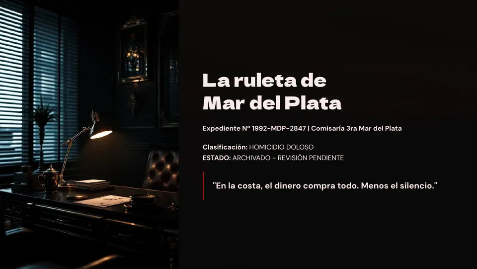 Carátula del expediente La Ruleta de Mar del Plata