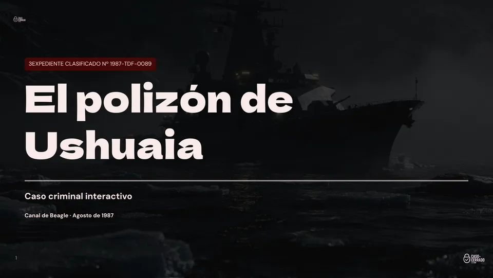 Carátula del expediente El Polizón de Ushuaia