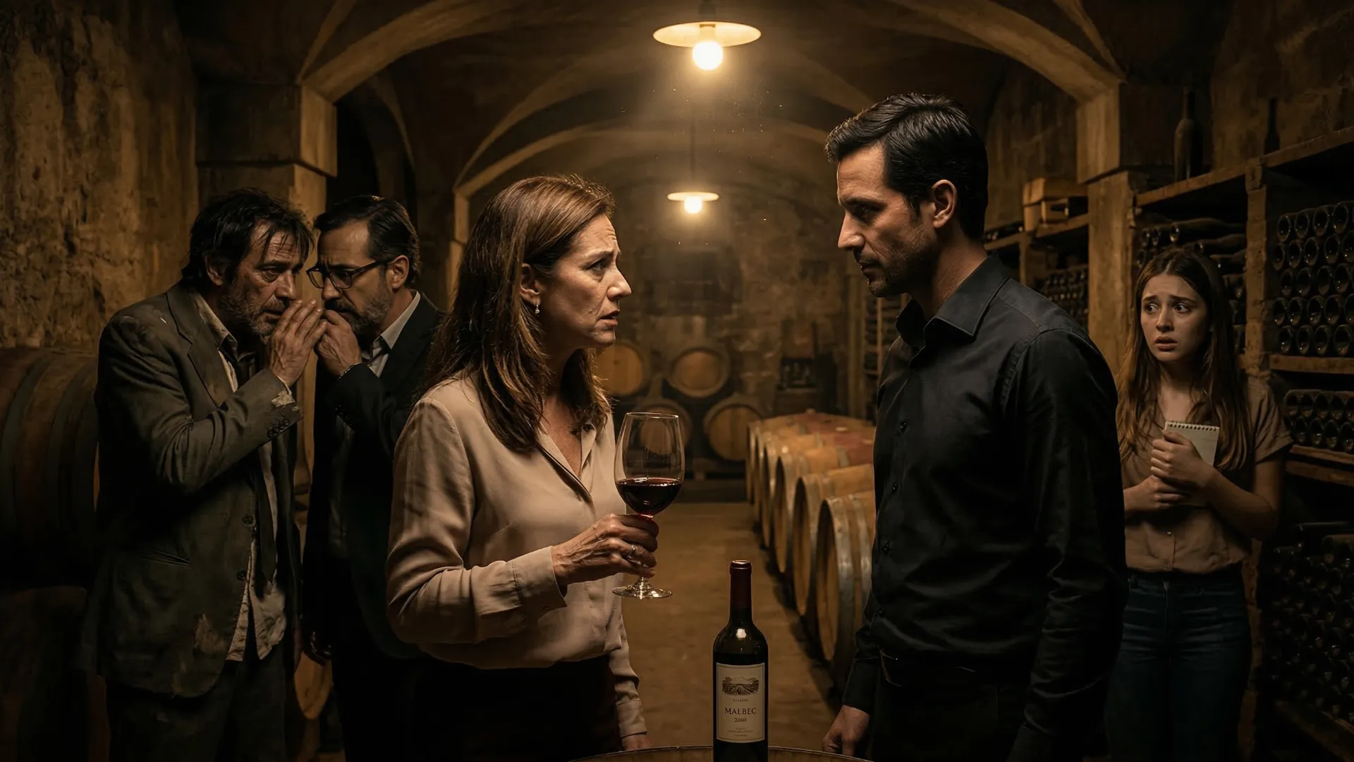 Sospechosos en la bodega