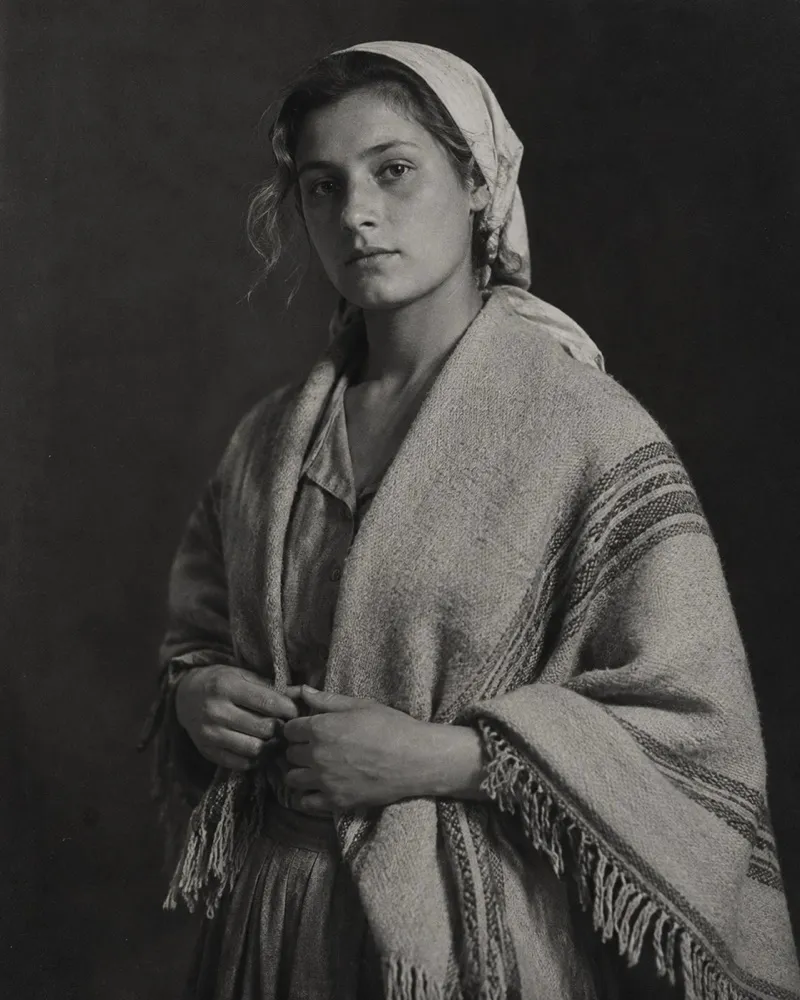 Retrato de Aurora Ledesma, La Nena · vareadora del stud