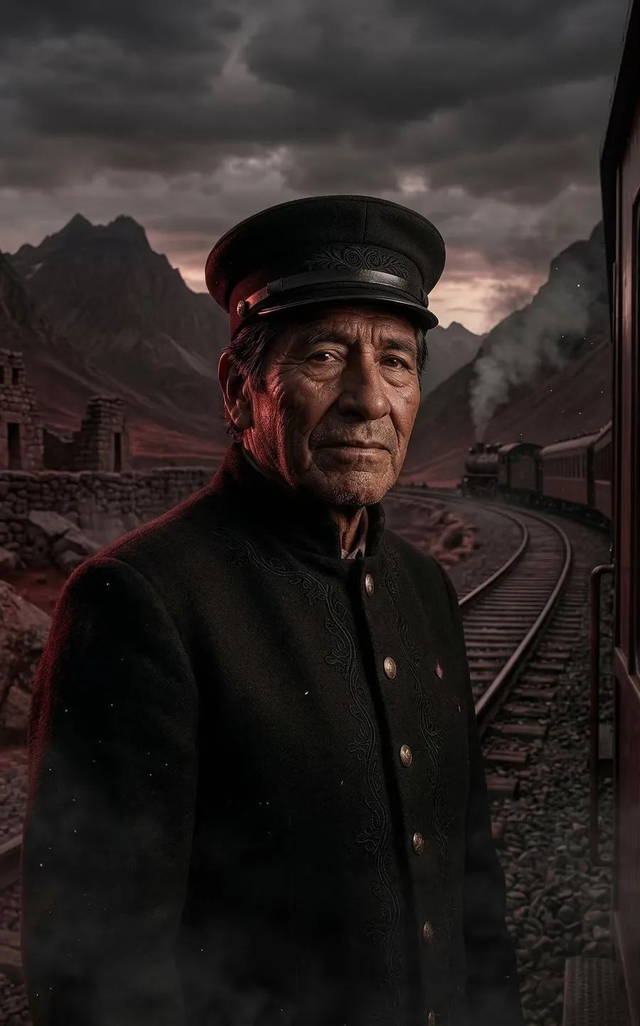 Retrato de Ceferino Quispe incluido en el expediente