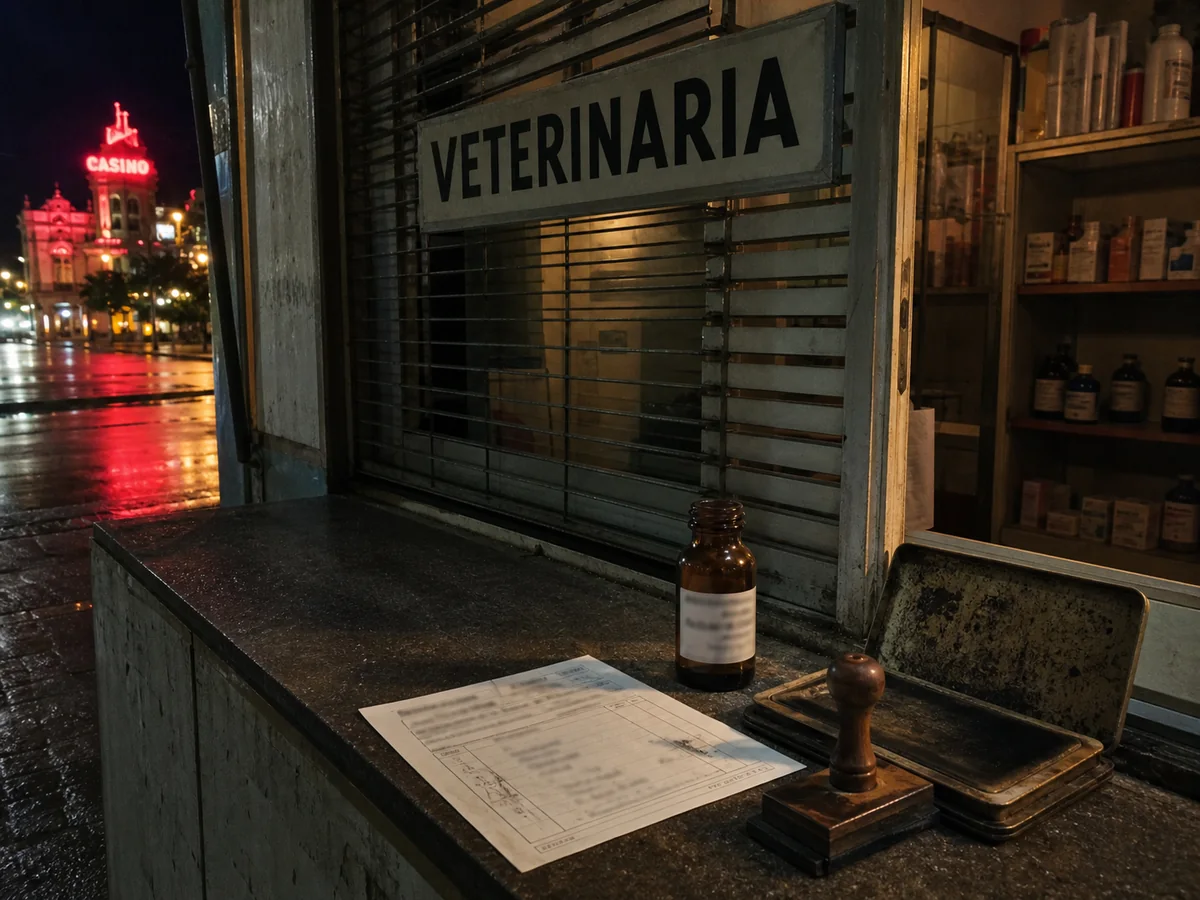 Veterinaria vinculada a la compra de estricnina